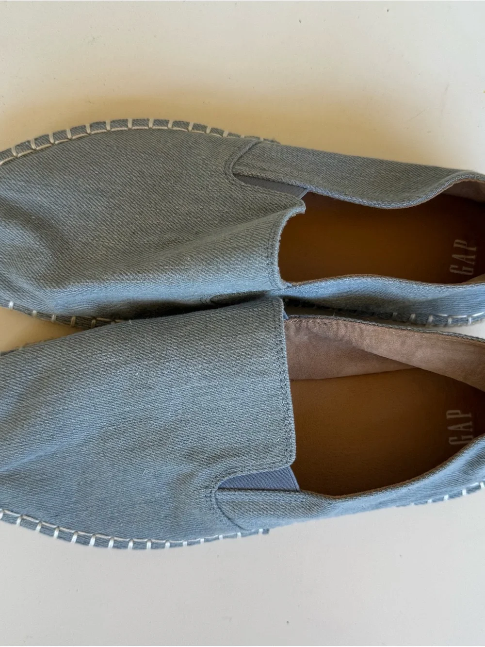 GAP Light Blue Slip-On Espadrilles